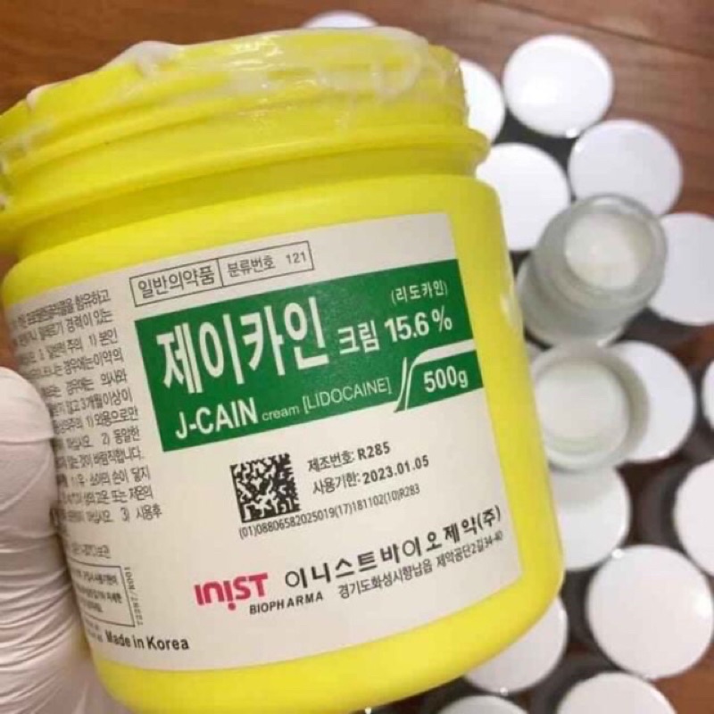 [20G] Kem Ủ T.ê Chiết 20Gram Vàng J-Can 15.5% Hàn Quốc Dùng Lăn Kim phi kim Dr Pen MYM Loại tốt