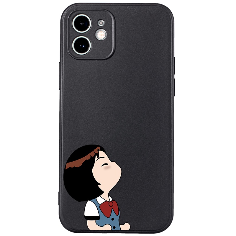 Ốp lưng JURSUE mềm hoạt hình cặp đôi dễ thương đẹp cho iPhone 13 12 11 Pro Max SE 2020 X XR XS ip 8 7 6 6S Plus kute Y36