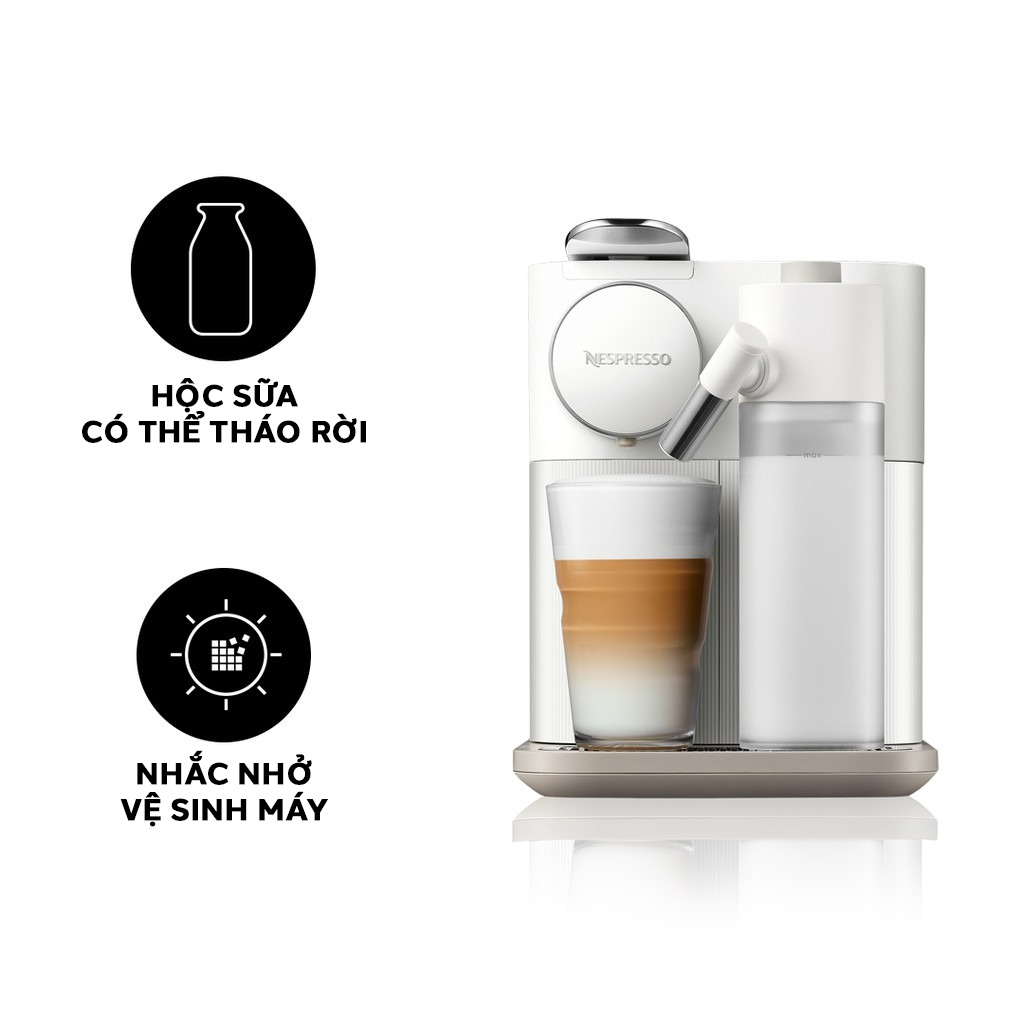 Máy pha cà phê Nespresso Gran Lattissima Trắng
