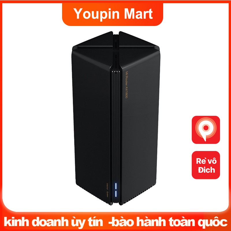 Xiaomi Router AX1800, bộ phát sóng Wifi/ Wi-Fi 6, hỗ trợ MESH, kết nối 128 thiết bị  5 Core
