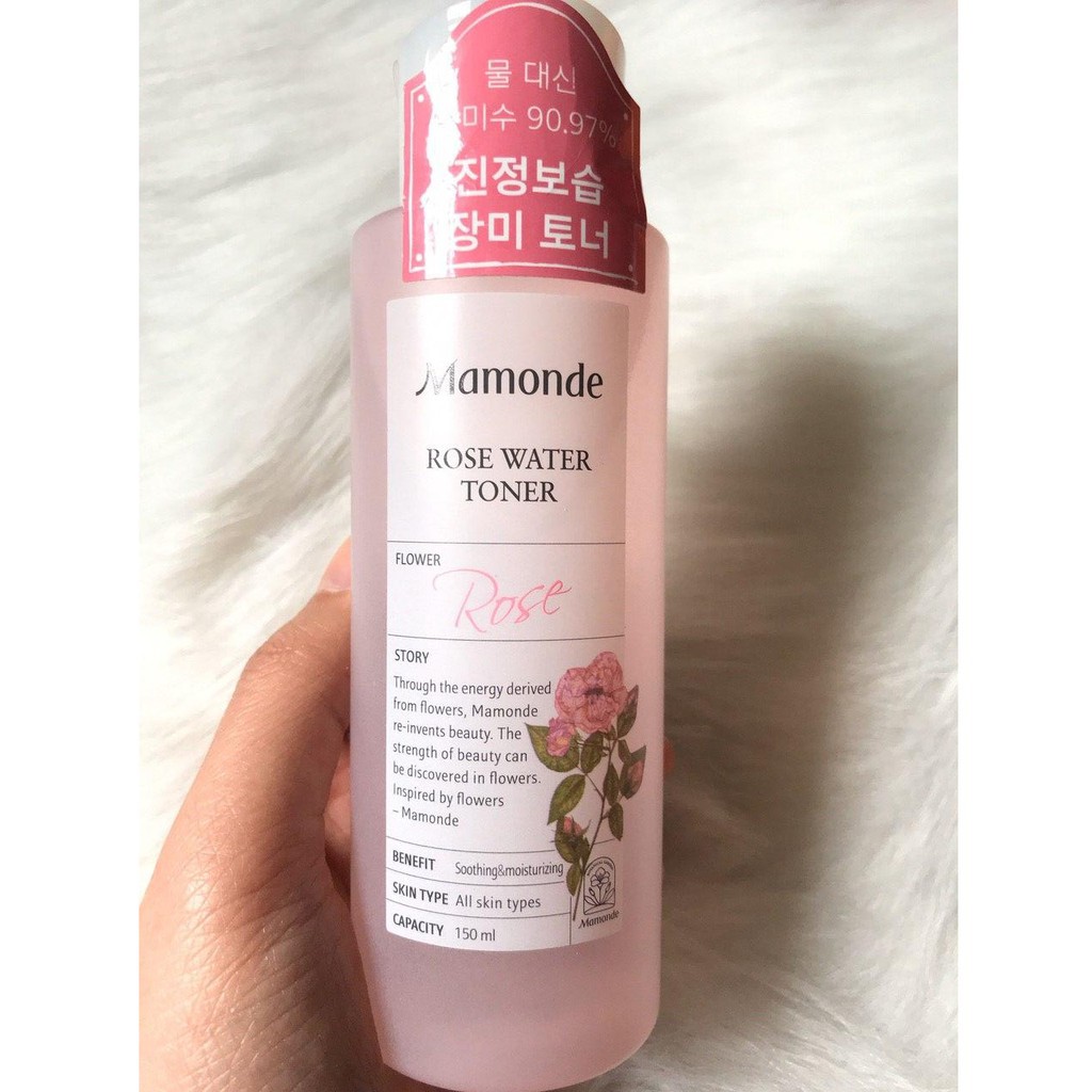 Nước Hoa Hồng Mamonde Rose Water Toner 150ml g20shop - NPP Chính Hãng