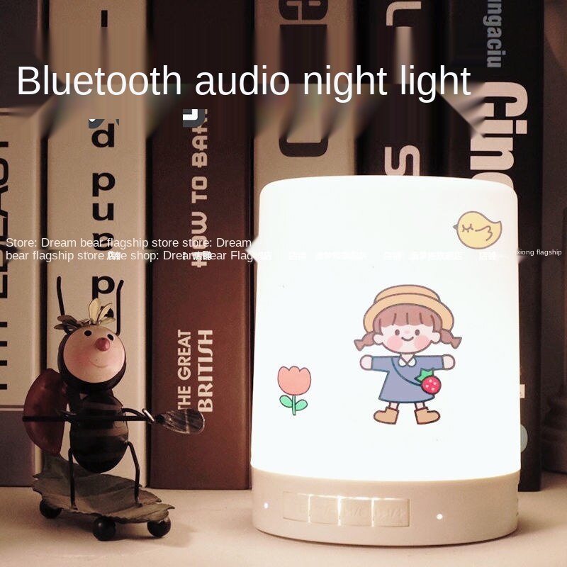 Loa Bluetooth Không Dây Tích Hợp Đèn Ngủ Dễ Thương