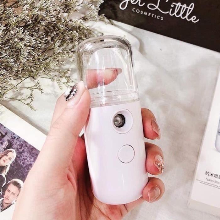 Máy Phun Sương Cầm Tay Xịt Khoáng MINI NANO Chính Hãng - Bản Full Phụ Kiện Cáp Sạc  - Cấp Ẩm Dưỡng Da Bổ Sung Khoáng | BigBuy360 - bigbuy360.vn