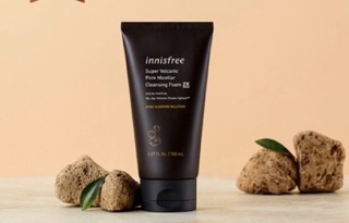 SỮA RỮA MẶT INNIFEE TRO NÚI LỬA 2X dành cho da dầu nhờn