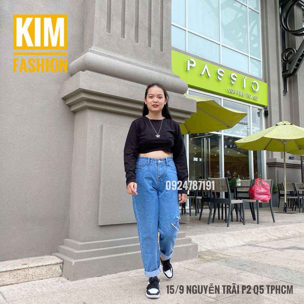 Quần baggy bigsize kimfashion, quần ống rộng bigsize BGD-Dam-1 60-90kg