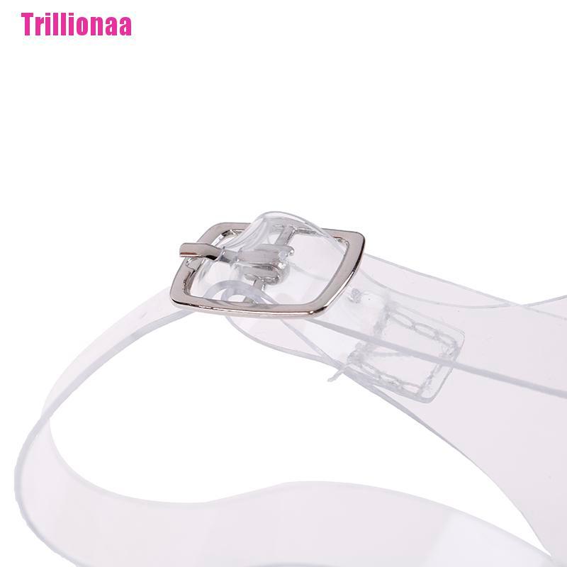 1 Cặp Dây Giày Cao Gót Trong Suốt Chống Mỏi Mắt Cá Chân