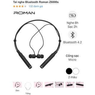 [[ SIÊU RẺ ]] Tai nghe Bluetooth Roman Z6000s

