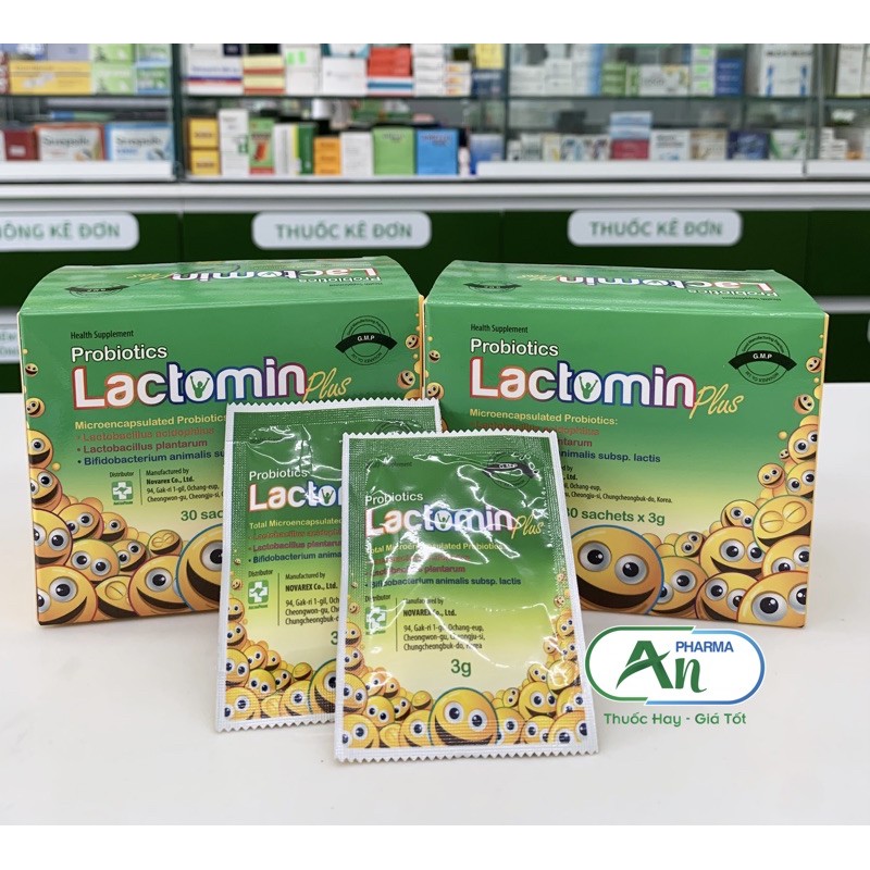 Men vi sinh Lactomin Plus bổ sung lợi khuẩn, ngừa rối loạn tiêu hóa hấp thụ dinh dưỡng tối ưu  -HỘP 30 GÓI
