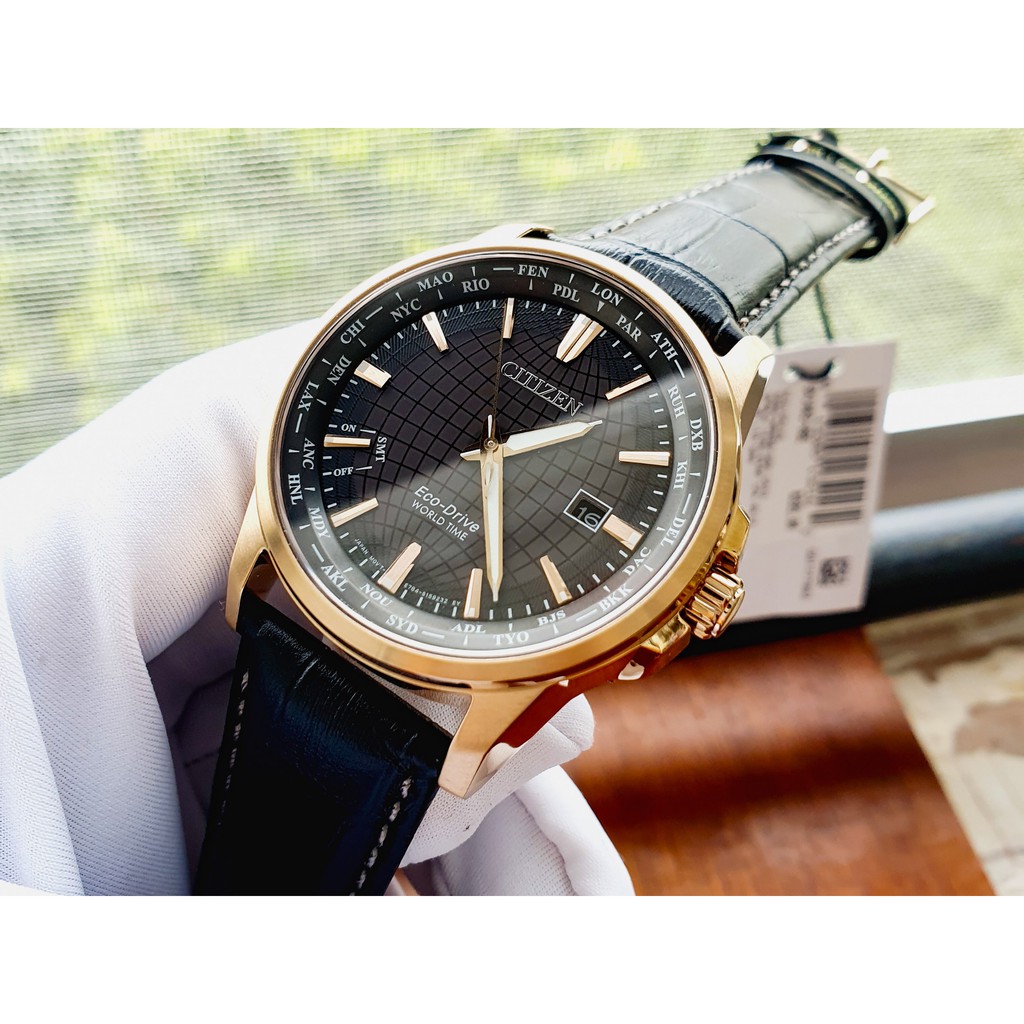 Đồng hồ nam chính hãng Citizen BX1003-08E mang cả thế giới lên tay bạn - Máy Quartz pin - Kính sapphire