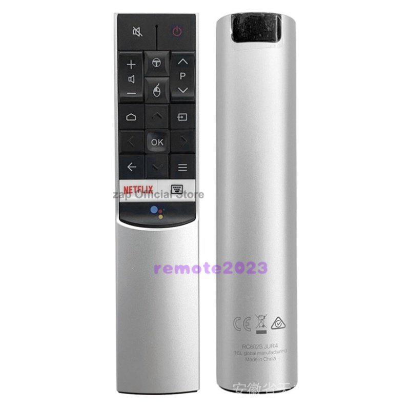 RC602S JUR4 Mới Dành Cho Tivi Thông Minh TCL Điều Khiển Từ Xa Bằng Giọng Nói w / Netfilx App P4 P6 C