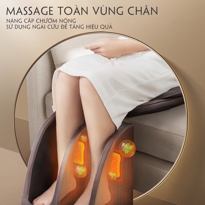 Ghế Massage Toàn Thân Cao Cấp - Ghế massage ô tô, văn phòng - Máy Mátxa cổ vai gáy
