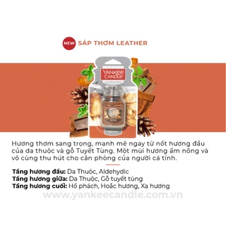 Sáp thơm xe Yankee Candle - Leather