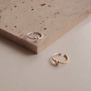 Nhẫn bạc 925 mạ vàng 18k - 048