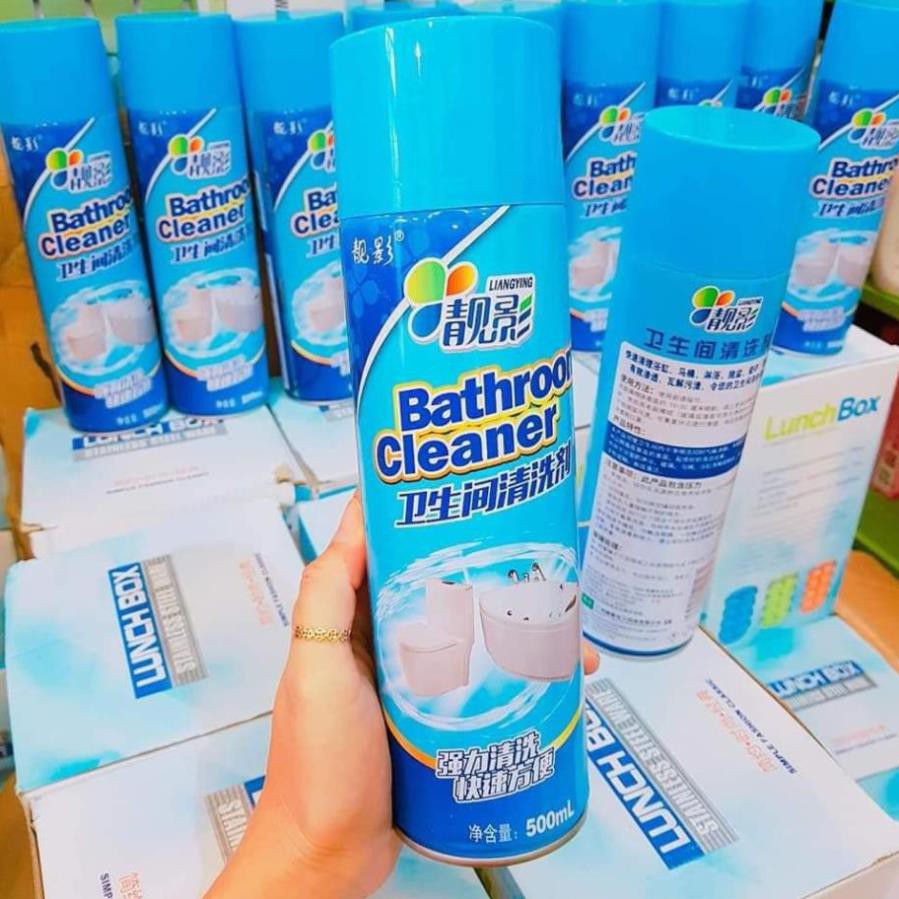 Chai xịt tẩy rửa nhà tắm bồn cầu bọt tuyết  Bathroom Cleaner 500ml