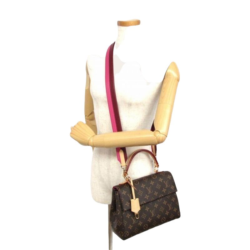 Túi Xách Louis Vuitton Cluny BB 2way Handbag Shoulder Bag Màu Nâu