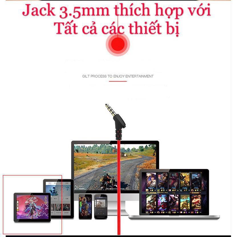 Tai Nghe Chơi Game, Tai Nghe Gaming 2021 Chống Ồn GH5 Gamer Pro Phiên Bản Nâng Cấp sendem S2, Tặng Bộ Phụ Kiện Mic Rời