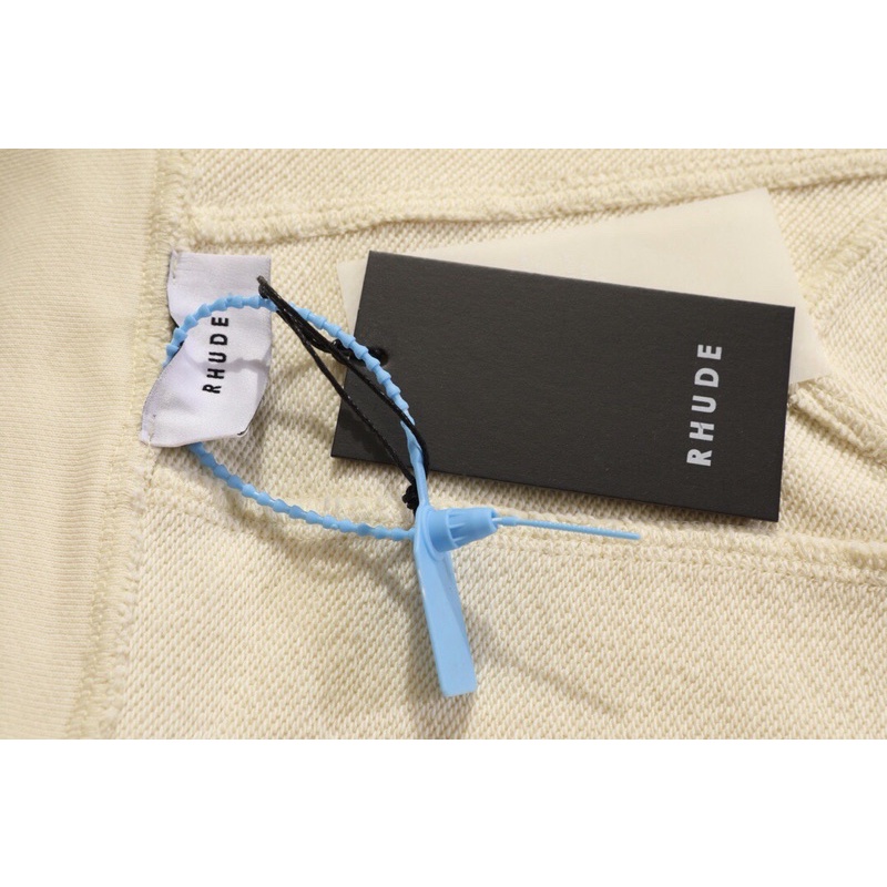 Áo nỉ RHUDE logo embroidered half-zip sweatshirt ss21