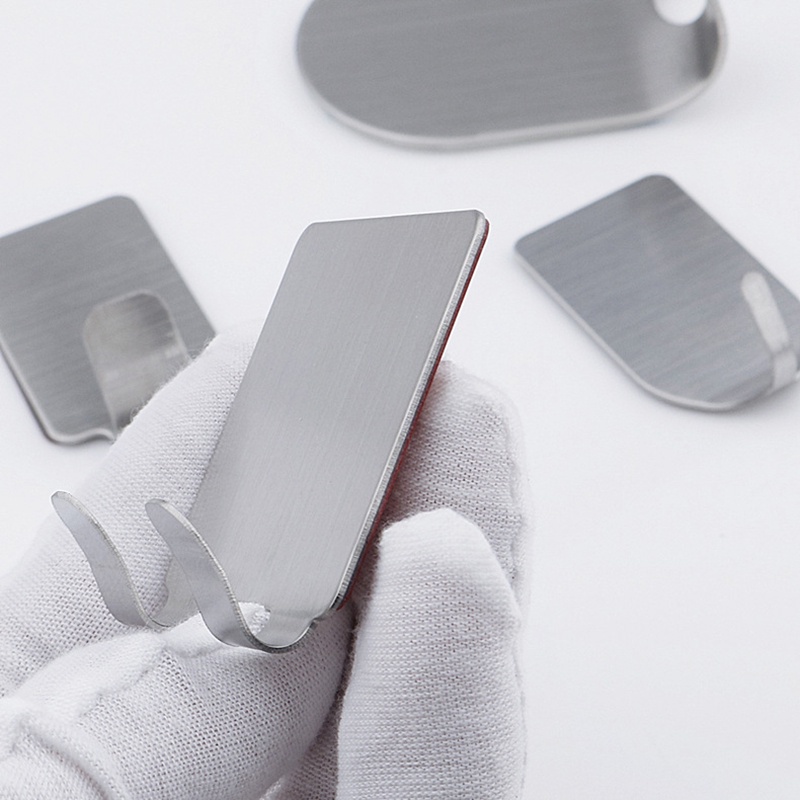 Giá đỡ dao cạo bằng thép không gỉ Móc lưu trữ keo dán tường cho máy cạo râu Kệ treo tường Phụ kiện giá đỡ cho phụ kiện phòng tắm
