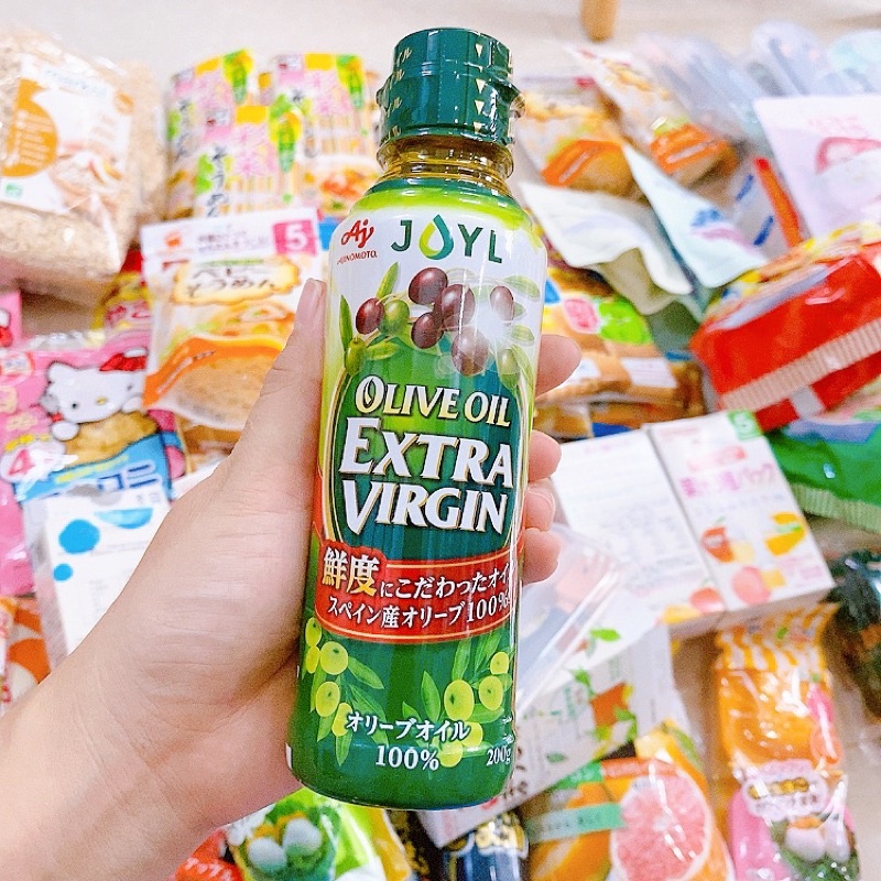 Date 2025 Dầu olive Ajinomoto Nhật Bản cho bé ăn dặm từ 6 tháng - dầu ăn nêm cháo cho bé  70g,160g
