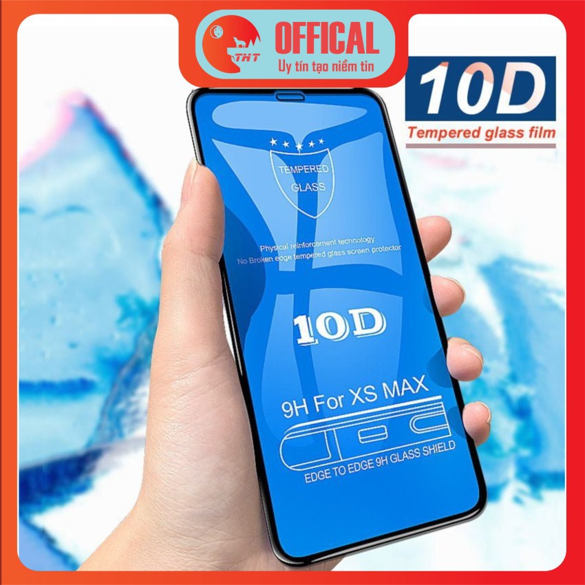 [ KHO SỈ ] KÍNH CƯỜNG LỰC IPHONE 10D FULL MÀN cho Iphone 6 6s 6Plus 6sPlus 7p X Xs Xr Xsmax