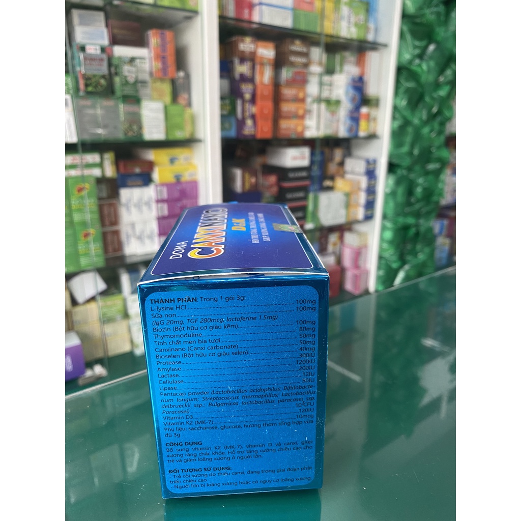 Dona Canxinano D&K - Hỗ trợ phát triển chiều cao, giúp hạn chế hiện tượng còi xương