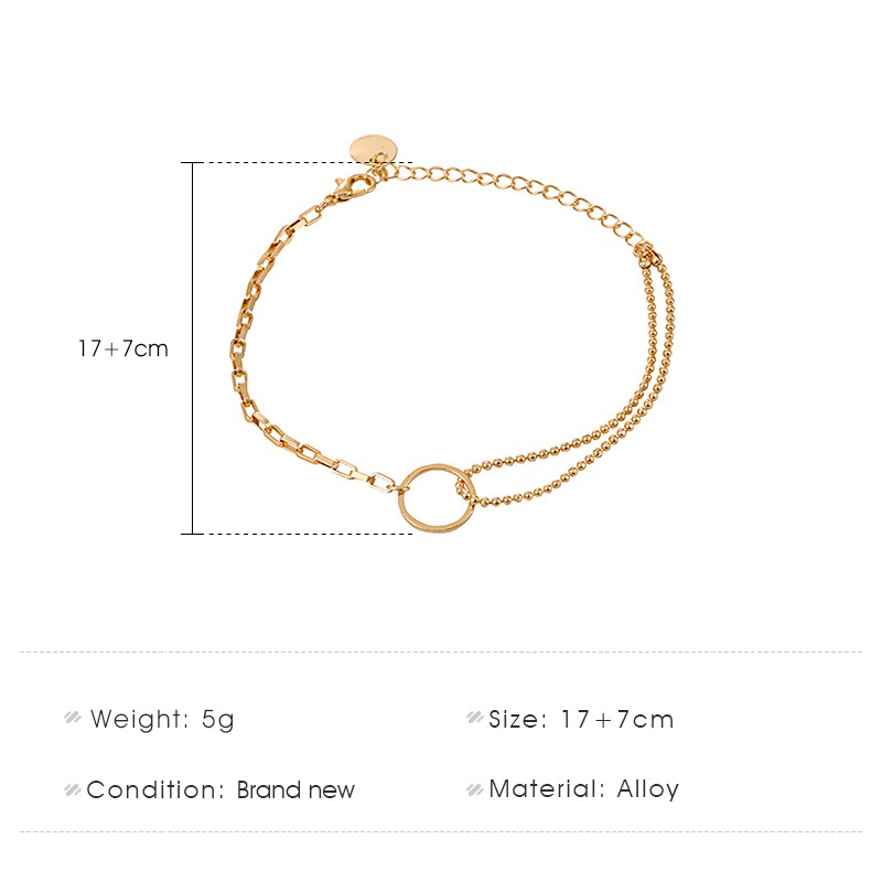 Vòng Tay Hình Tròn Thiết Kế Đơn Giản Cá Tính