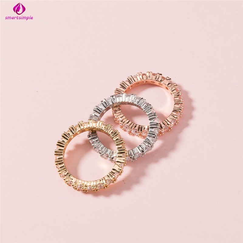 Nhẫn đính đá sang trọng thời trang cho nữ