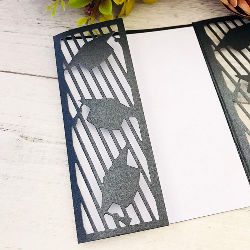 Khuôn Cắt Giấy Làm Từ Kim Loại Hình Nhành Cây Trang Trí Scrapbook