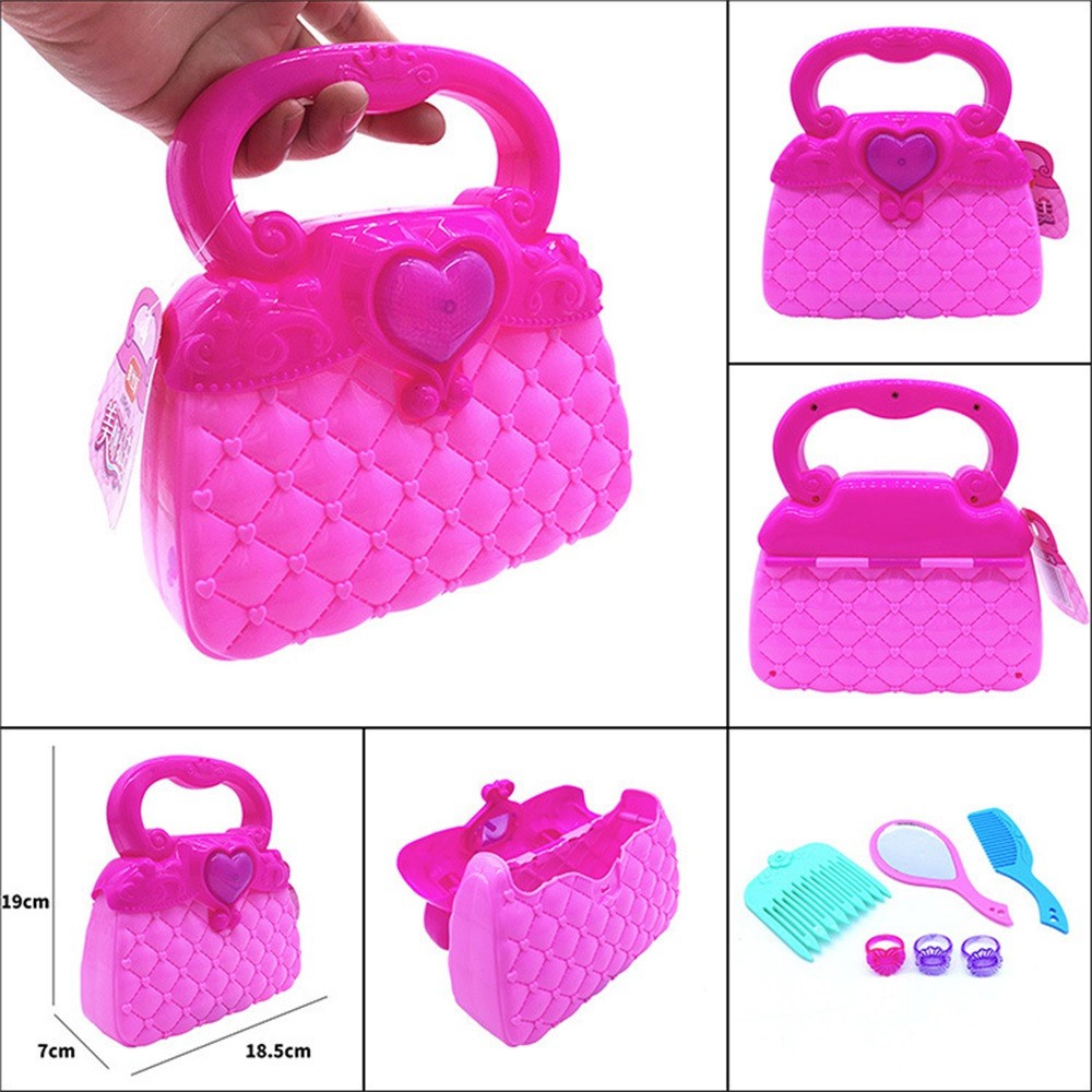 Princess Girl's Pretend Play Toy Deluxe Kawaii Handbag Toy Kids Educational Toy