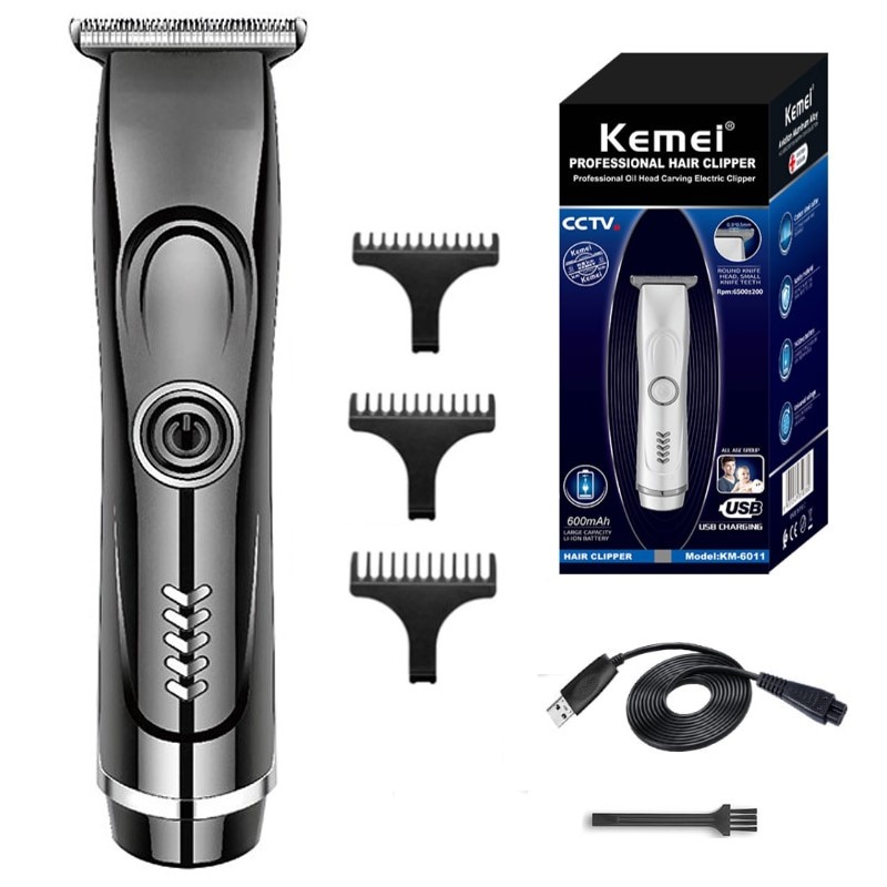 Tông Đơ Cắt Tóc Chấn Viền Nhỏ Gọn Kemei Km 6011