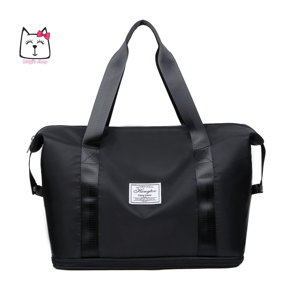 Túi Xách Du Lịch Cỡ Lớn Có Ngăn Đựng Đồ Khô / Ướt Tiện Dụng