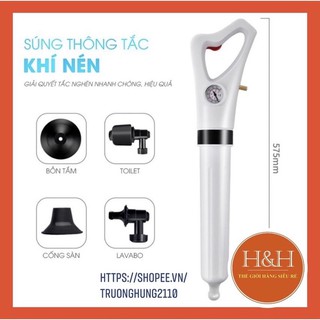 Súng thông tắc bồ cầu,bồn rữa chén
