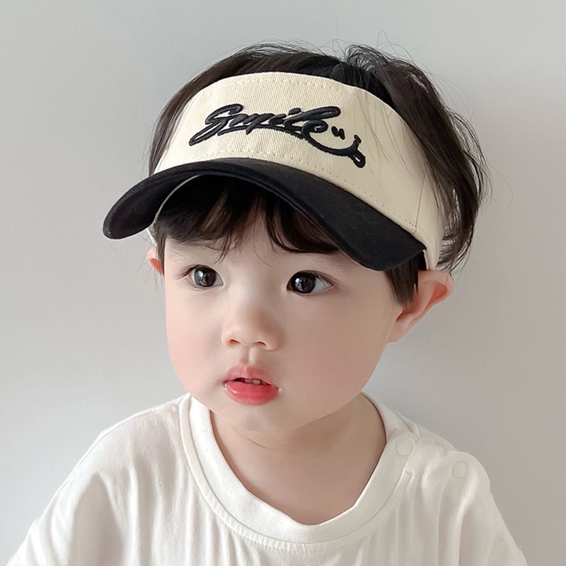 Mũ Lưỡi Trai Nửa Đầu Chống Nắng Phong Cách Hàn Quốc Thời Trang Mùa Hè Cho Bé