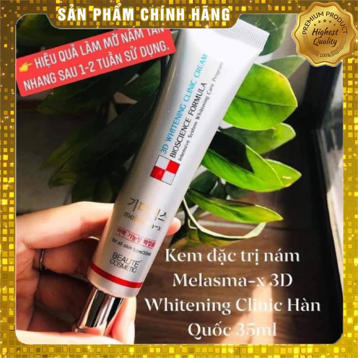 Kem Nám Tàn Nhang Dưỡng Trắng Melasma-X 3D Whitening Clinic Cream 35ml Hàn Quốc | BigBuy360 - bigbuy360.vn
