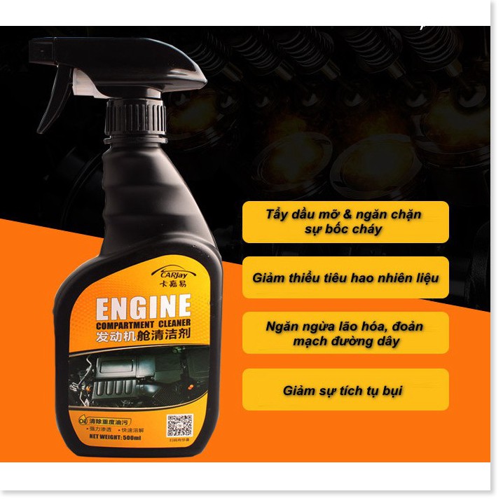 Bộ vệ sinh khoang máy ô tô ENGINE COMPARTMENT CLEANER 500ML