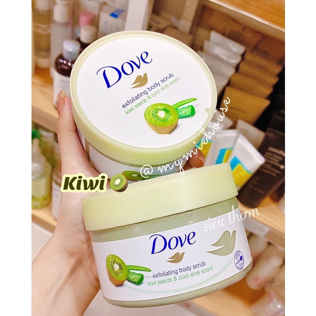 Tẩy Da Chết Toàn Thân DOVE Exfoliating Body Polish Bản mỹ / Bản đức