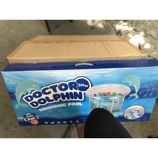 (CHÍNH HÃNG-BẢO HÀNH TRỌN ĐỜI) BỂ BƠI ĐỨNG THÀNH CAO TRONG SUỐT DOCTOR DOLPHIN SIZE ĐẠI 80x80