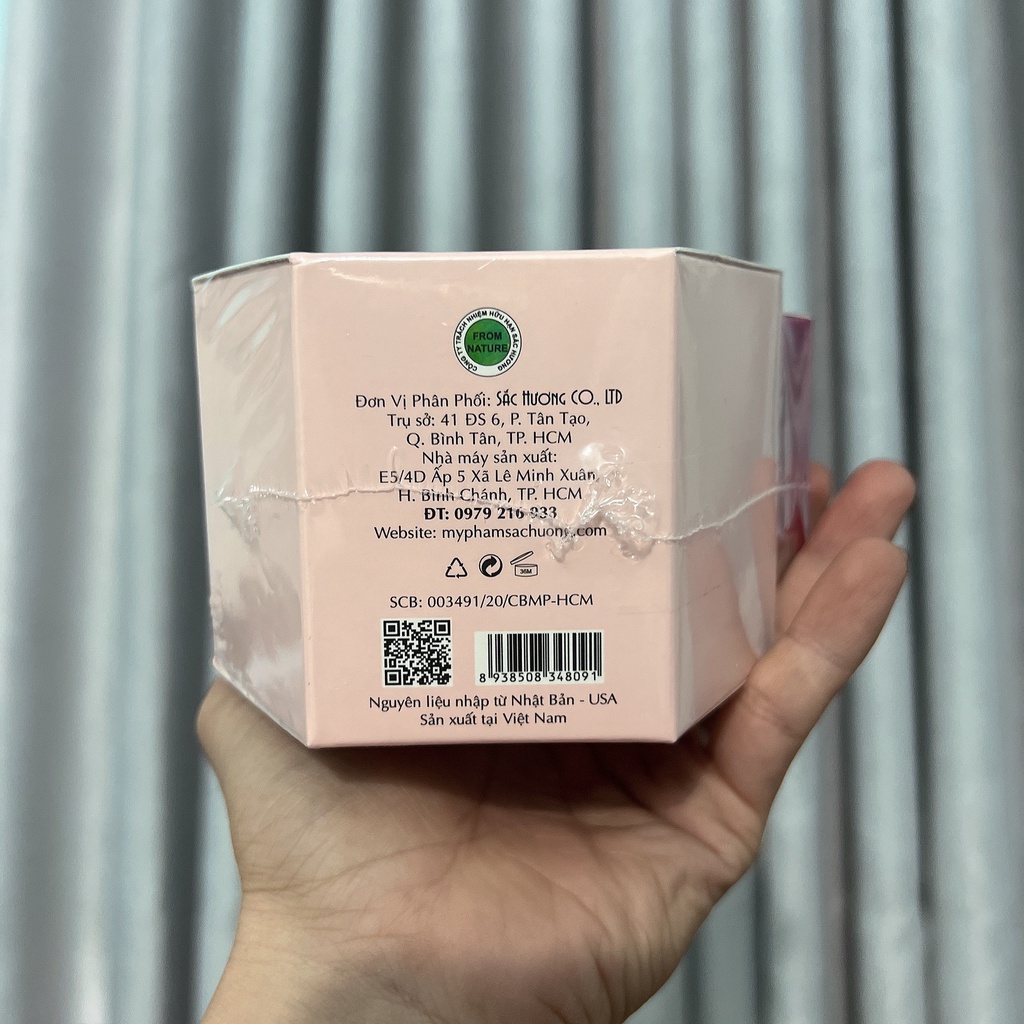 [Tặng nước hoa] Kem dưỡng body Sắc Hương Vi Tảo Lục 150g