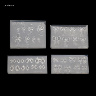 Khuôn Silicone Tạo Hình Nơ Mini Trang Trí Móng Tay