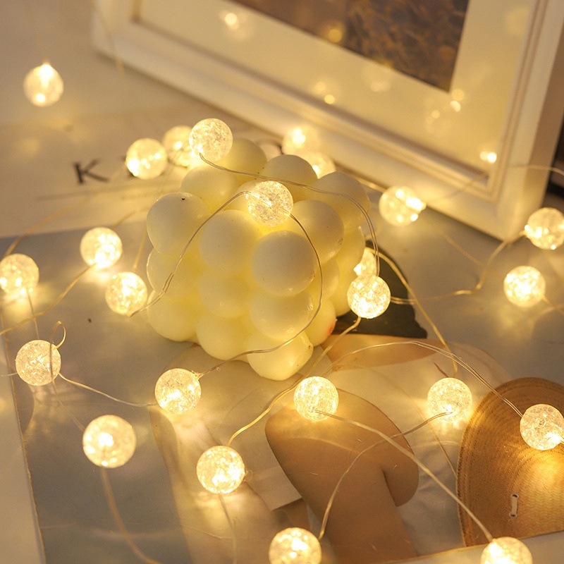 Dây Đèn LED Trang Trí Rèm Cửa Lãng Mạn