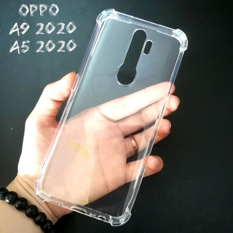 Ốp Lưng Oppo A9 2020/ A5 2020 Dẻo Trong Suốt Chống Sốc Bảo Vệ 4 Góc