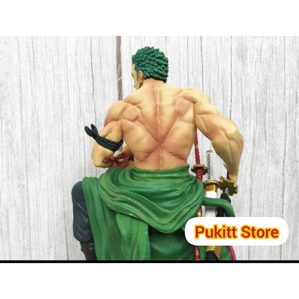 Mô hình One Piece - Mô hình Roronoa Zoro đứng trên thuyền 37cm Z028