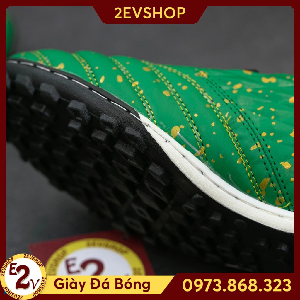 Giày đá bóng thể thao nam Nagaki Toppa Xanh Lá, giày đá banh cỏ nhân tạo đế mềm - 2EVSHOP