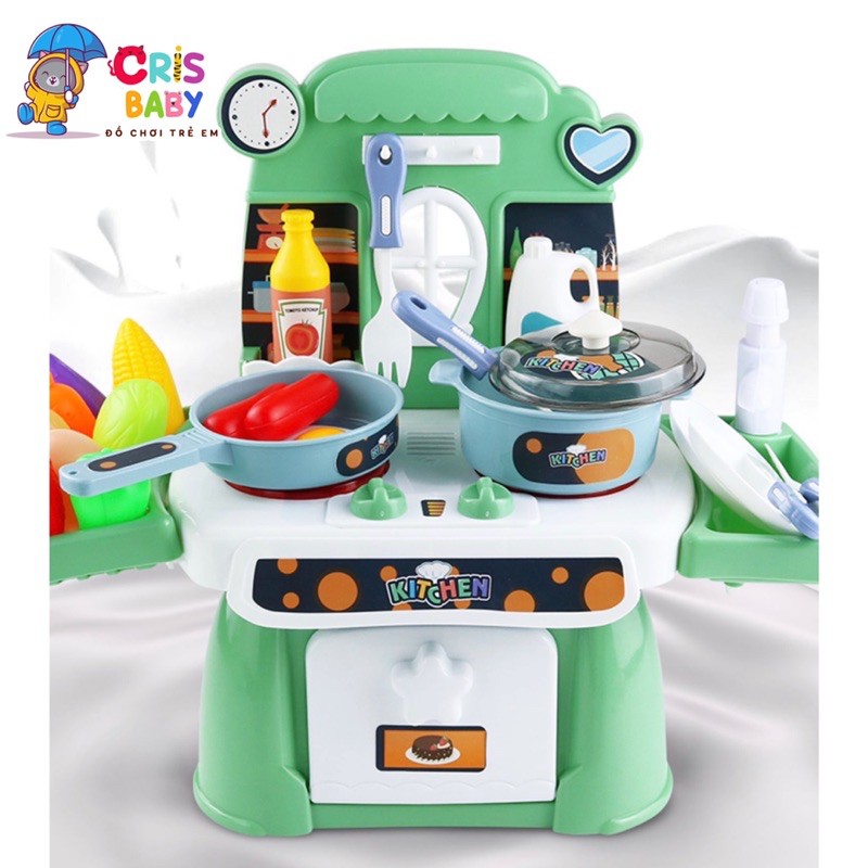 BỘ ĐỒ CHƠI NHÀ BẾP CAO CẤP MINI KITCHEN CÓ ÂM THANH ÁNH SÁNG