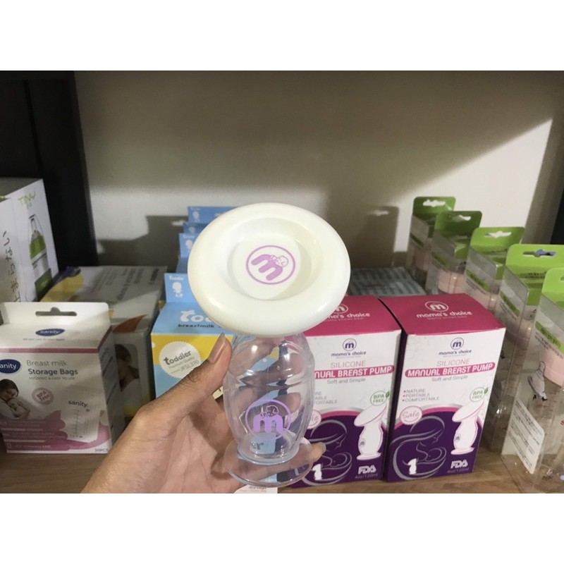 CỐC HỨNG SỮA/ HÚT SỮA SILICONE MAMA'S CHOICE