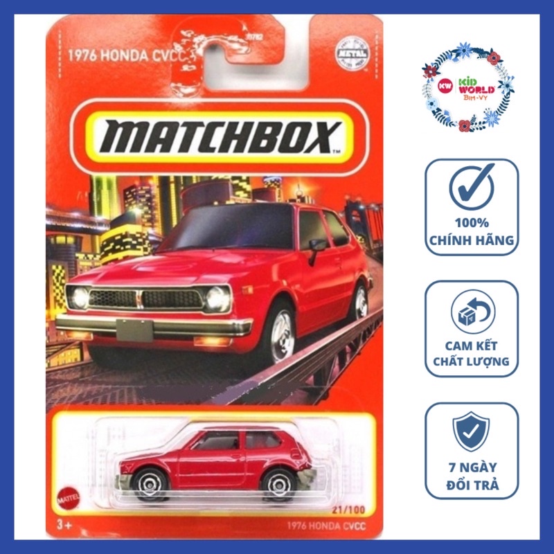 Xe mô hình Matchbox 1976 Honda CVCC HFP54.