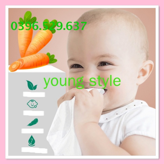 Khăn Ướt Dùng Một Lần Cho Trẻ Sơ Sinh Và Trẻ Nhỏ 10 miếng Giấy Lau Không Dệt Cho Mẹ Và Bé