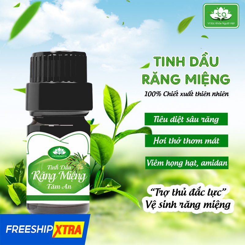 Tinh Dầu Sâu Răng Hôi Miệng Viêm Họng Hạt Viêm Amidan Tâm An