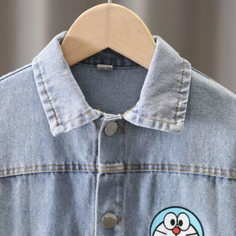 Áo Khoác Jeans Thời Trang Cho Bé Trai