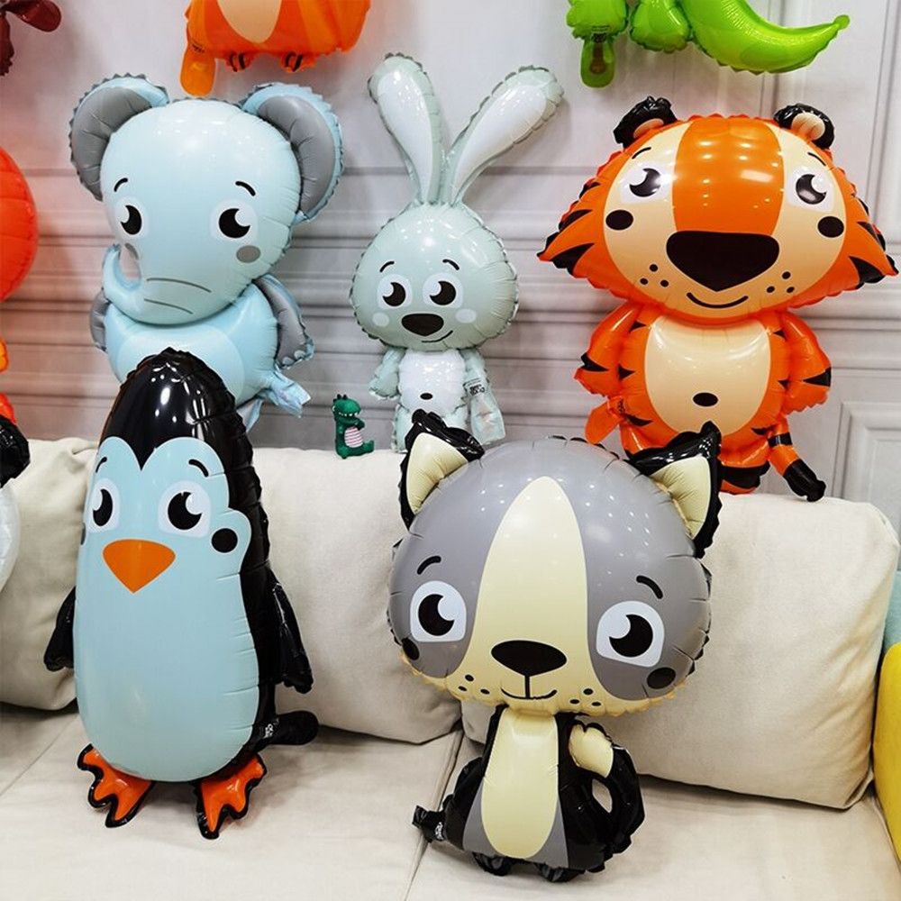 Bong Bóng Nhôm Bơm Hơi Hình Động Vật Hoạt Hình Trang Trí Tiệc Sinh Nhật Cho Bé